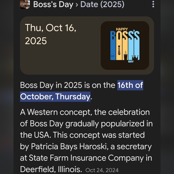 🖤 Giant Boss's Day Card NWT - Picture 6 of 6